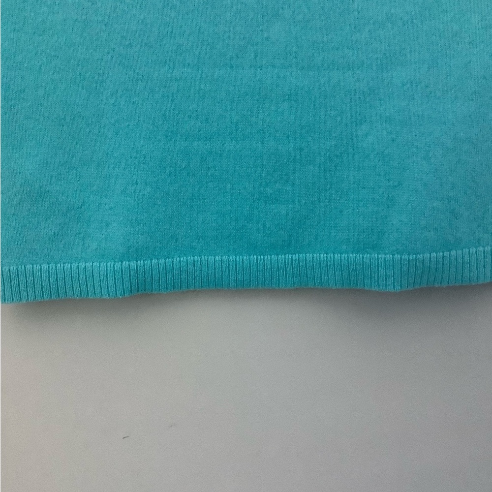 J CREW Turquoise Cashmere Relaxed T-Shirt Size S - Picture 8 of 8